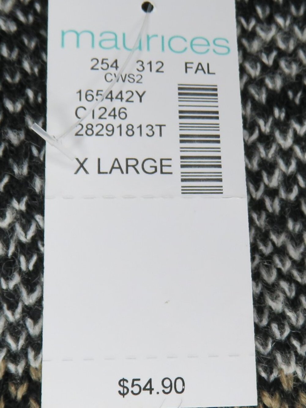 NWT Maurice's Women's Tribal Print Open Front Duster Cardigan Size XL (C2115) - Picture 10 of 10
